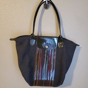 Longchamp Superb Limited Edition Pliage Gray Bag